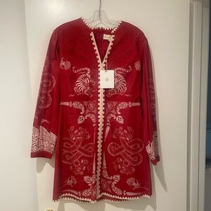 Anna Cate Jenny Dress in Scarlet Tiger NWT